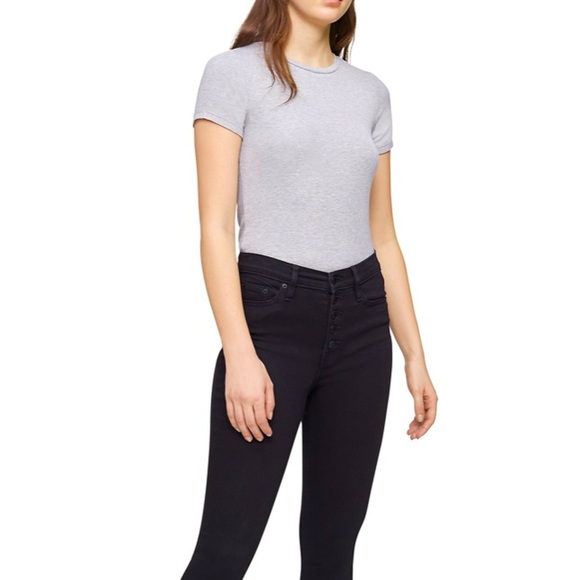 CALVIN KLEIN | Bodysuit short-sleeve | Soft Rib Grey | M - Picture 2 of 3